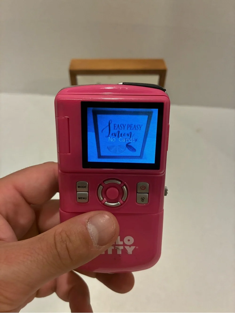 Hello Kitty Pink White Patterned Digital Camera